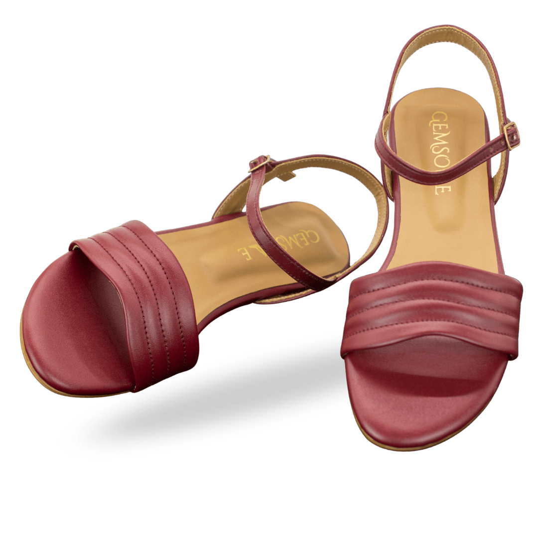 Maroon Casual Sandals - Image 2