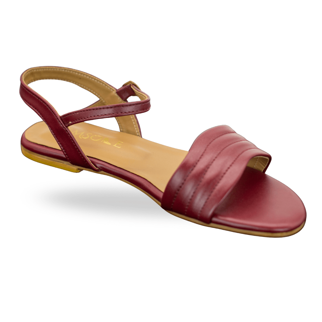 Maroon Casual Sandals - Image 4