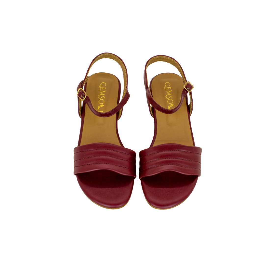 Maroon Casual Sandals