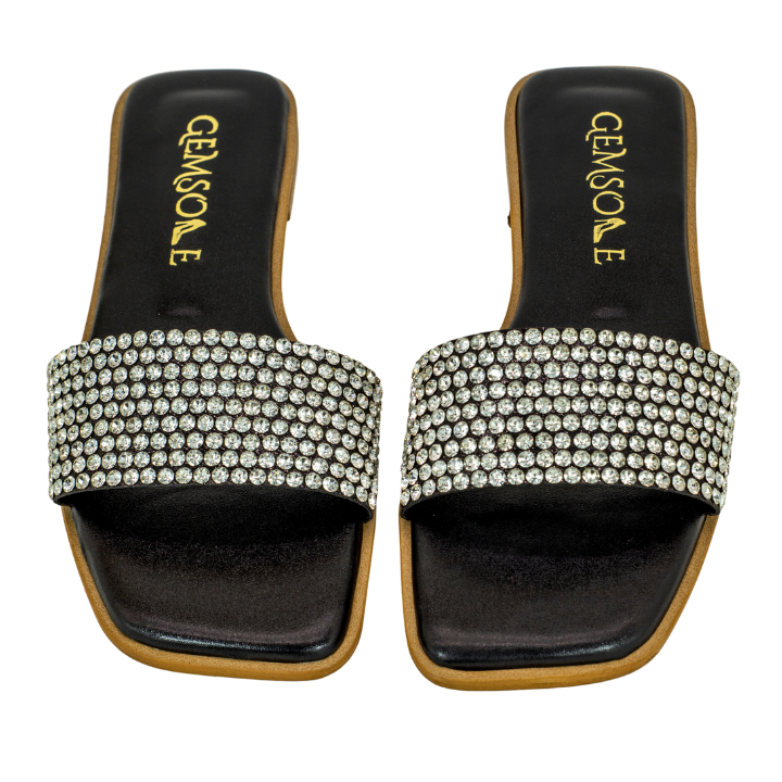 Black Crystal Flowers